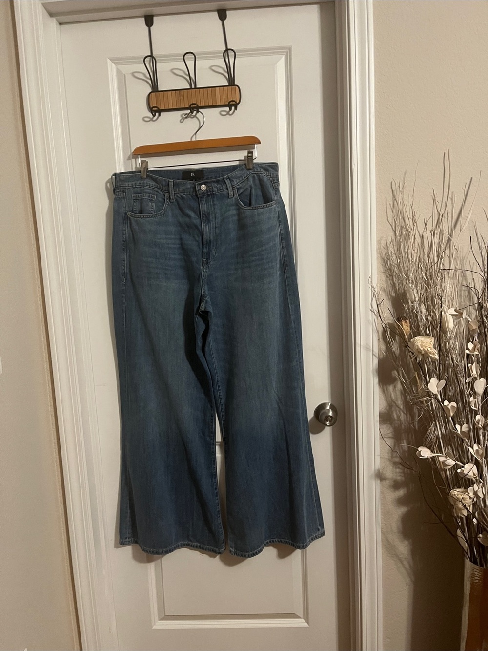 Banana Republic Wide Leg Women Jeans in Medium Blue